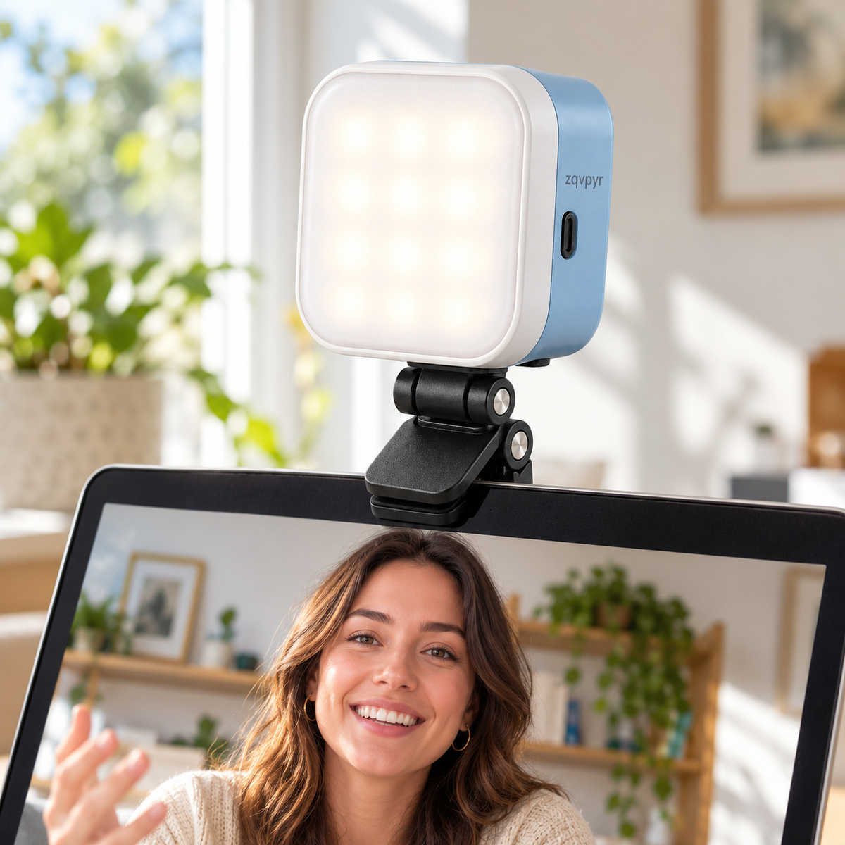 zqvpyr Glow Clip Video Light lifestyle